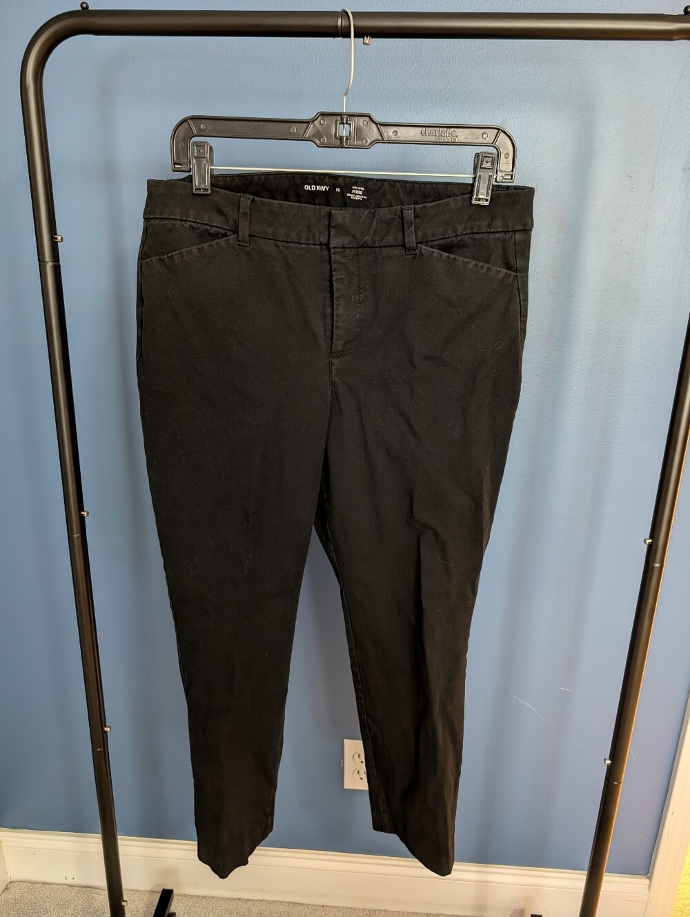 Old Navy Black Ankle Slim Cropped Jeans